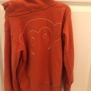 Monkey sweatshirt with hoodie